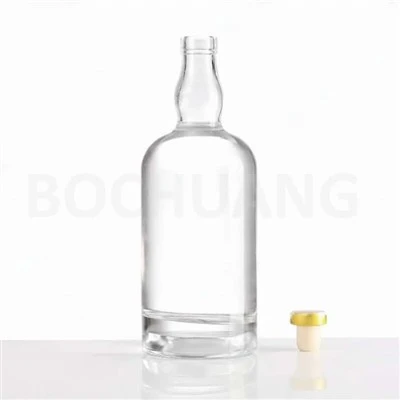 750 ml-ko beirazko whisky botila destiletarako